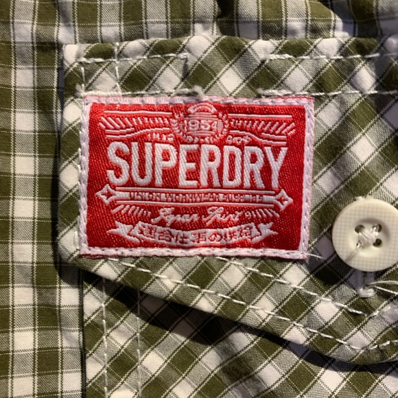 Superdry Checked Short Sleeve Shirt - Picture 4 of 4